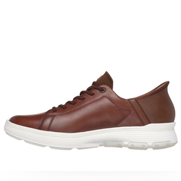 BNIB! Skechers, Mens, Slip-ins Mark Nason: Casual Glide Cell - Abbott, COGNAC ❤️ - Picture 4 of 7